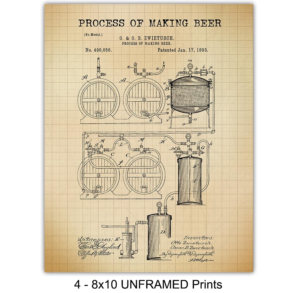 Beer Brewing Patent Art Prints Review