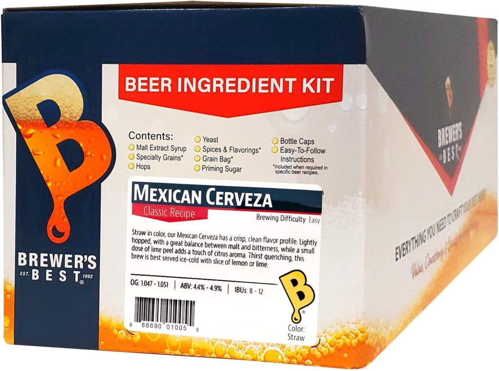 Brewers Best Home Brew Beer Ingredient Kit - 5 Gallon (Mexican Cerveza)
