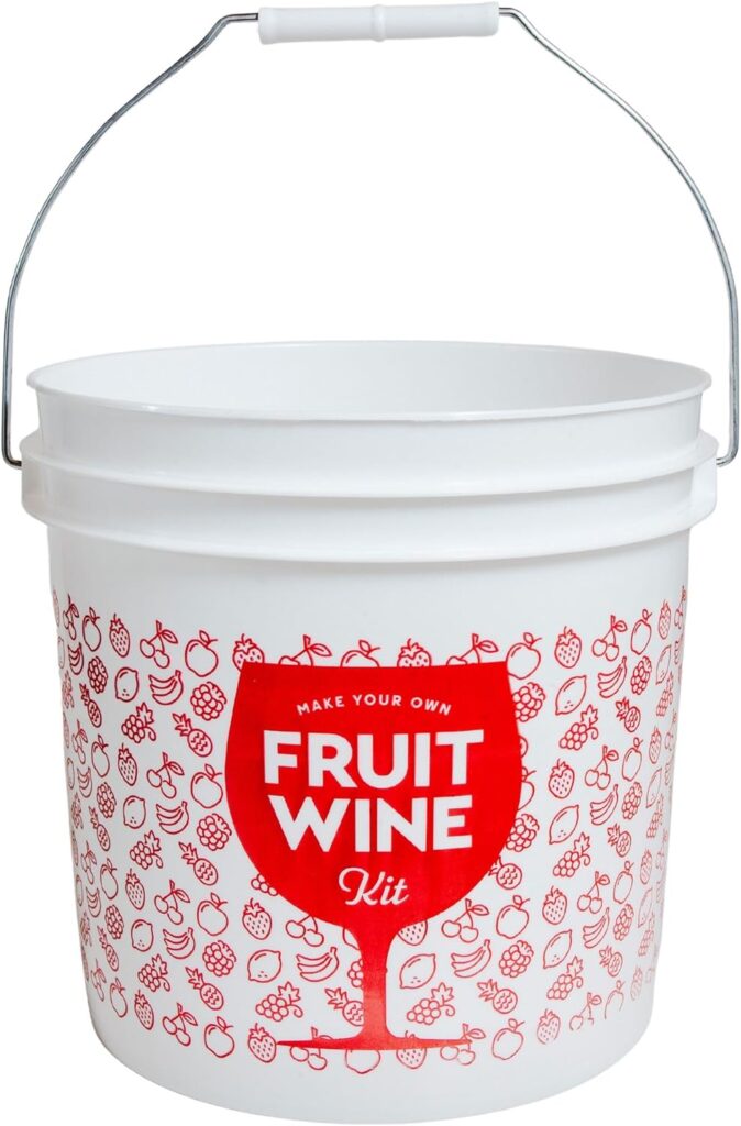 Fruit Wine Making Kit - Easy for Beginners - At Home Wine Making Kit - Includes Ingredients  Reusable Equipment - Use Any Fresh, Frozen or Fruit Juice - Makes Up to 20 1-gallon Batches