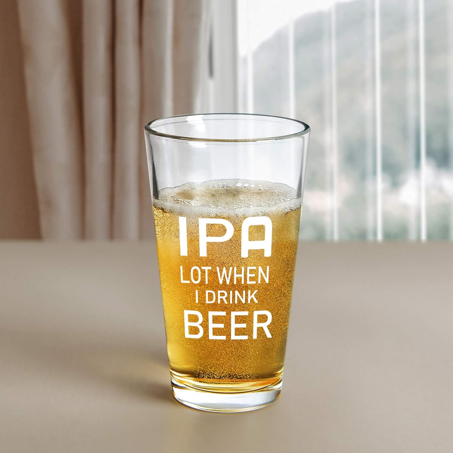 Futtumy IPA A Lot When I Drink Beer Glass Review