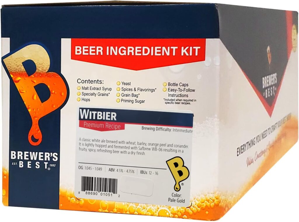 Witbier Homebrew Beer Ingredient Kit